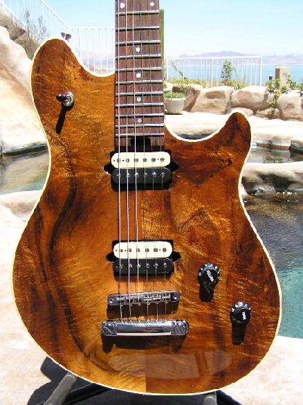 koa body & top, rosewood neck